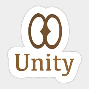 Unity Adinkra symbol Sticker